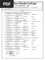 Grade 10 ICT First Term Exam Paper | PDF | Computer Data Storage ...