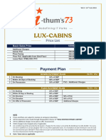 IThums 73 - Price List - Lux Cabins