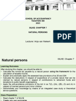 Taxation 388, Chapter 7 Natural Persons Student 2023