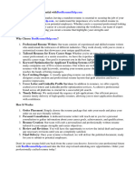 Functional Resume Sample PDF