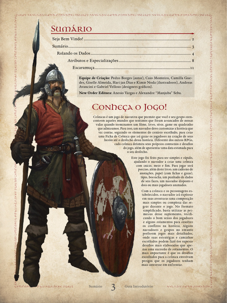 Jogo de Narrativa: Crônicas RPG | PDF | Jogos de RPG