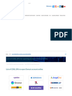 List of CDSL DPs For Opening Account Online - Offline