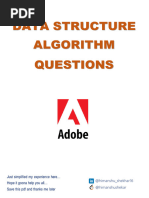 Adobe DSA Question