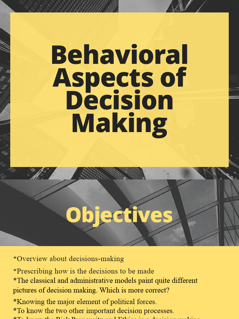 Mot chapter 4 decision making pdf decision making rationality