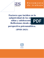 Ipsis (2023) - Factores Que Inciden en La Subjetividad de Los Niños, Niñas y Adolescentes...