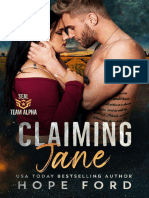 Claiming Jane (SEAL Team Alpha) - Hope Ford