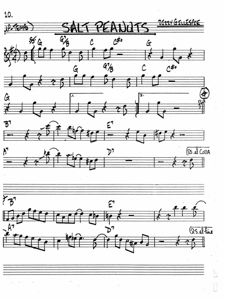 Salt Peanuts (BB Instruments) | PDF