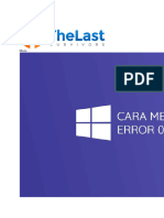 Mengatasi Error 0x80070035 Di Semua Versi Windows