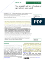 Complications of The Surgical Treatment of Fractures of The Tibial Plateau Prevalence, Causes, and Management