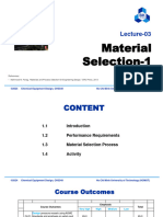 CH3349 - Lecture-03 Material Selection-1