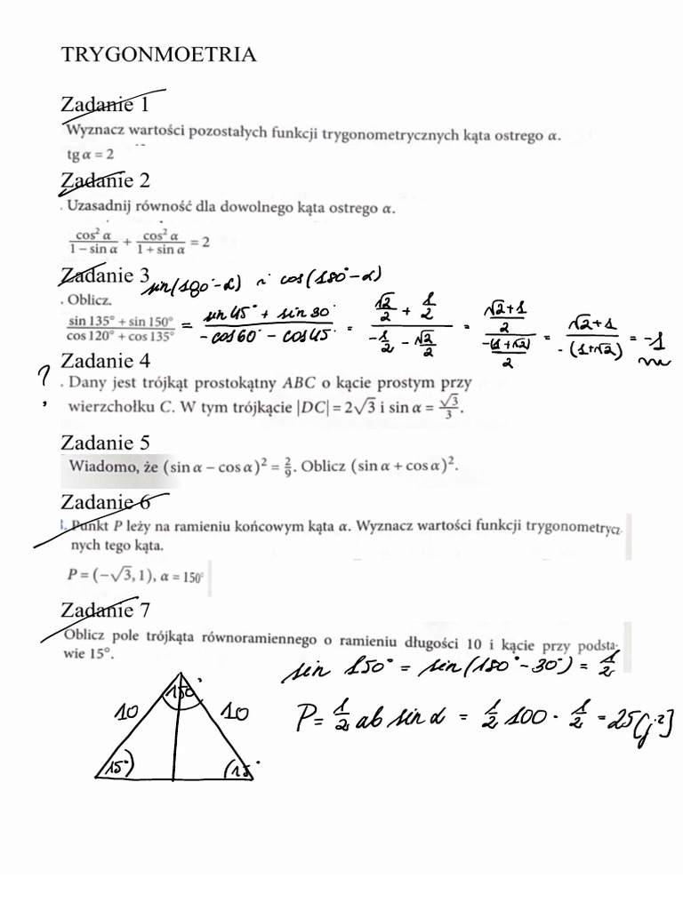 trygonometria-sprawdzian-pdf