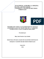 Tesis Maestría Juan Loja - Distribución Vertical de Quirópteros en SAFs