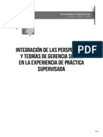 Alvarez. Integracion de Las Perspectivas y Teorias de Gerencia Social en La Experiencia de La Práctica Supervisada