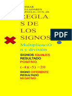 Reglas de Los Signos