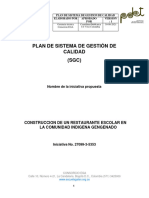 Plan de Sistema de Gestión de Calidad 27099-3-5353