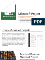 Microsoft Project Diseño e Implementacion de SI