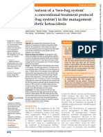 2017 Comparison of A Two Bag System Vs Conventional Treatment Protocol