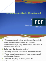 Antigen - Antibody Reactions Part I