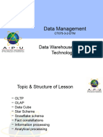 CT075!3!2-DTM-Topic 7 - Data Warehouse