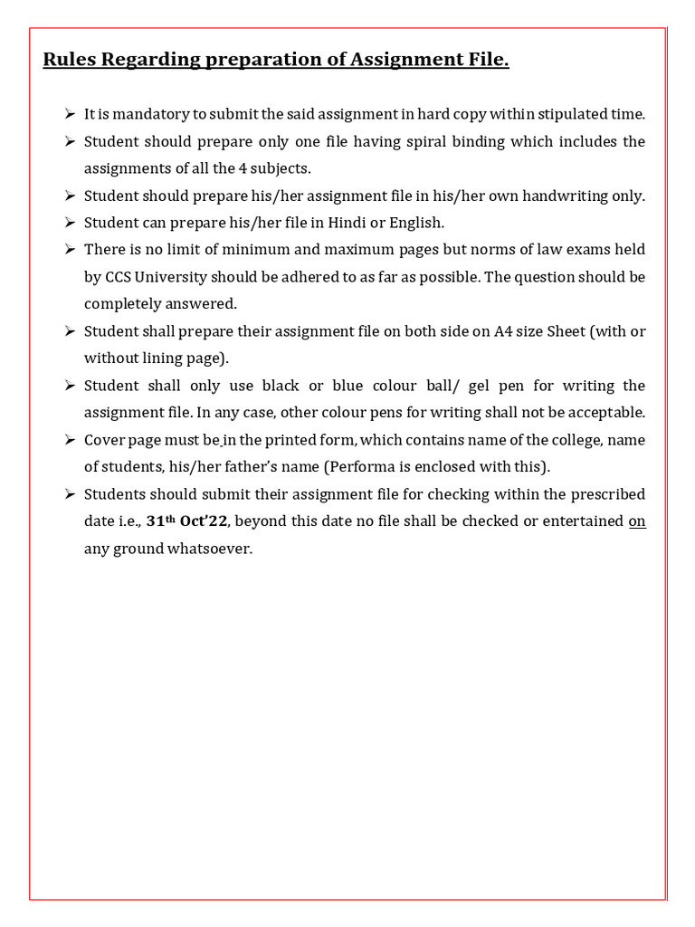 LLB Assignment Preparation Guidelines | PDF | Justice | Crime & Violence