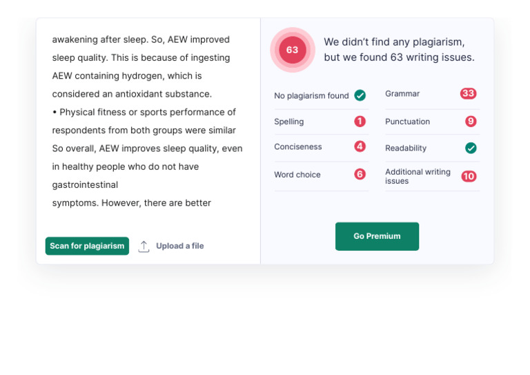 Writing Issues Found: 63 | PDF