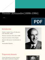 Vicente Aleixandre (1898 1984) 1