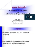 Business Research Spring 2005