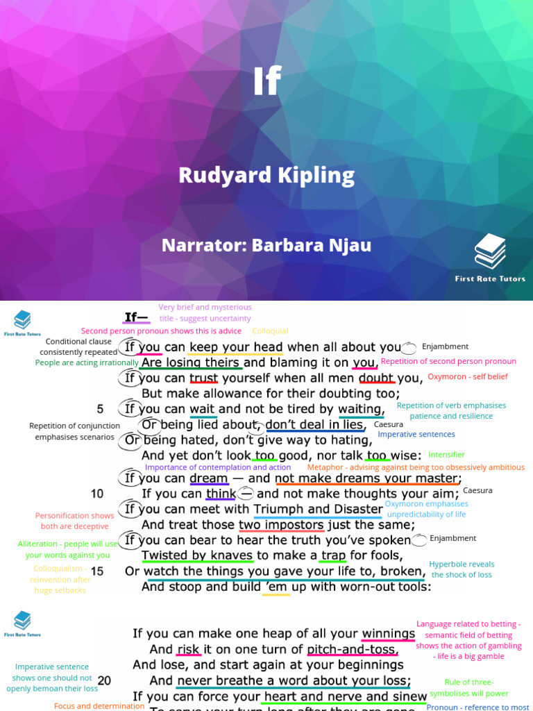 Analysis of Kipling's 