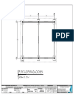 Planta de Fundaciones Estacionamiento Techado Ariete