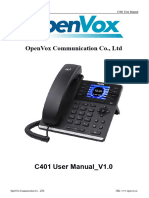 C401 IP Phone User Manual