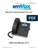 C200 IP Phone User Manual