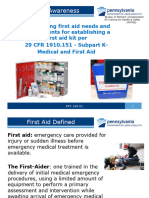 First Aid Awareness