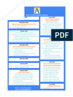 Printable 2022-23 APS Recognition Calendar - Sheet1