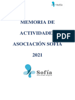 Actividades Sofía Asociación