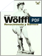 Renacimiento y Barroco. H. Wölfflin