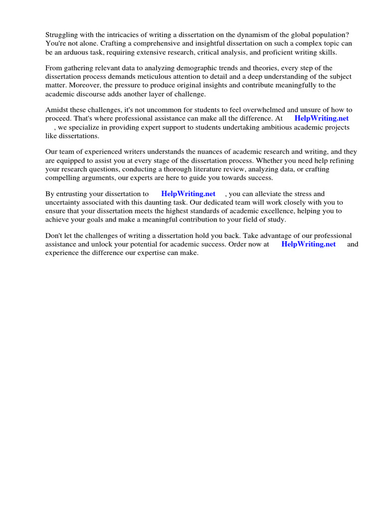 LE DYNAMISME DE LA POPULATION intelligence overview