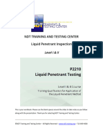 Liquid Penetrant PT-Course Student Manual