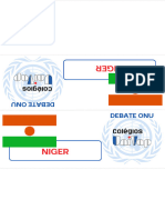 Placas Mesas Debate Onu