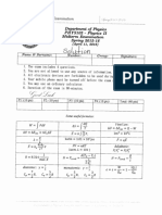 EMU Phys102 Sample Old Exam Papers 