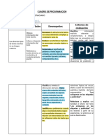 Mejoras de La Programacion 2 de Diciembre