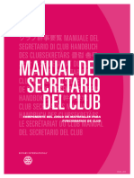 Manual Del Secretario Del Club