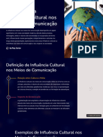 Percebendo A Influencia Cultural Nos Meios de Comunicacao