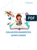 Evaluación Diagnóstica 2022 5to Grado