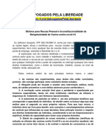 Motivos para Recusa de Vacinação - ADVOGADOSPELALIBERDADE1