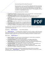 Powerpoint Presentation of Dissertation Proposal