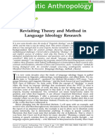 Irvine 2021 - Revisiting Theory and Method in Language Ideology Research