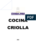 Cocina Criolla Mes 7