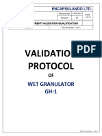 Iq-Oq-Pq - Wet Granulator (GH-1)