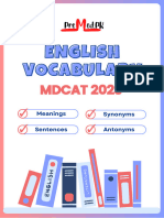 English Vocabulary Booklet