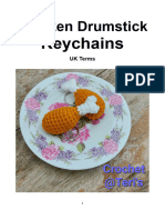 THK0107UK - Chicken Drumstick Keychains